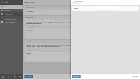 Discount-System V2 - Aktionslabel Detailseite