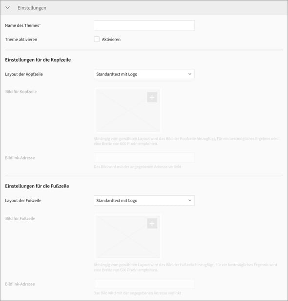 E-Mail-Erscheinungsbild-Detailseite-Einstellungen
