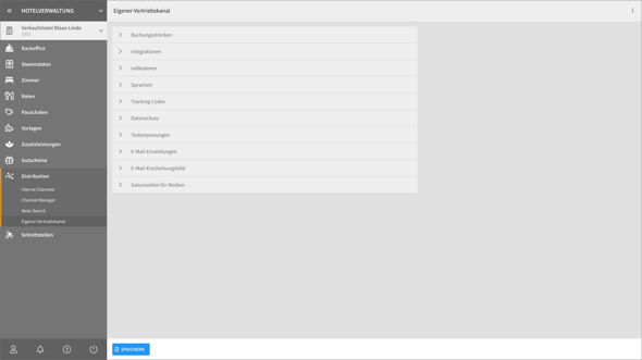 Eigener Vertirebskanal-Übersicht