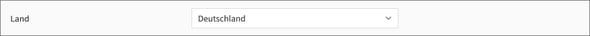 Kontakte Detailseite Adressdaten-Feld_Land