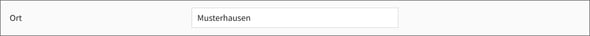 Kontakte Detailseite Adressdaten-Feld_Ort