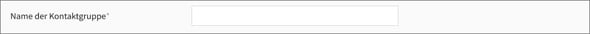Kontaktgruppe-Detail-FELD-Name