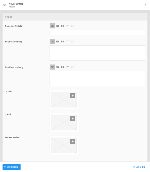 Overlay-Artikel-Detailseite