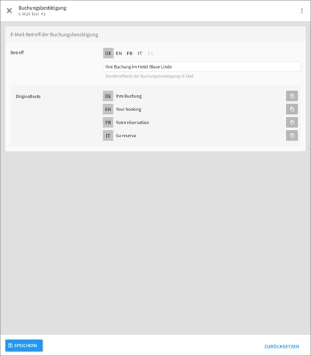 Overlay-E-Mail Texte Segment