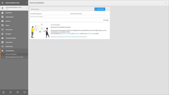 Partner Schnittstellen Empty View