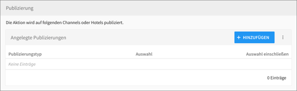 Segment Publizierung